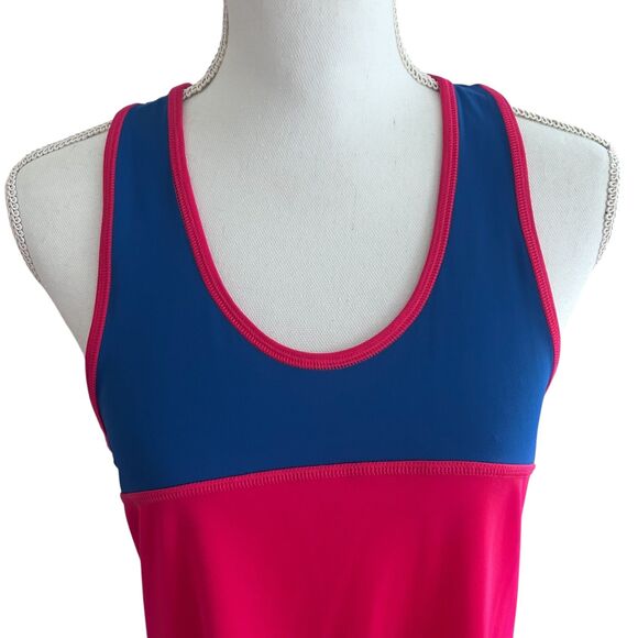 Vintage 90s Ralph Lauren Polo Sport Dress Large Fits Small Medium Pink Blue Y2K - Picture 6 of 10
